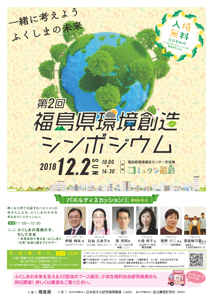 第2回 福島県環境創造シンポジウム