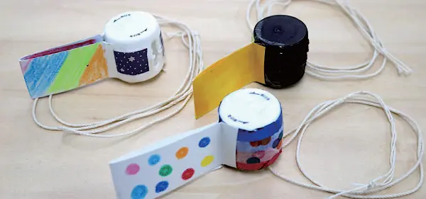 回して鳴る笛をつくろう!