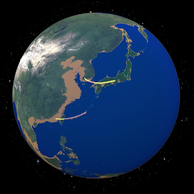 3万数千年前の地球